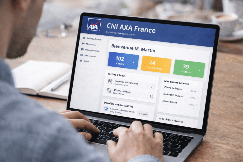 Connexion au CNI AXA France