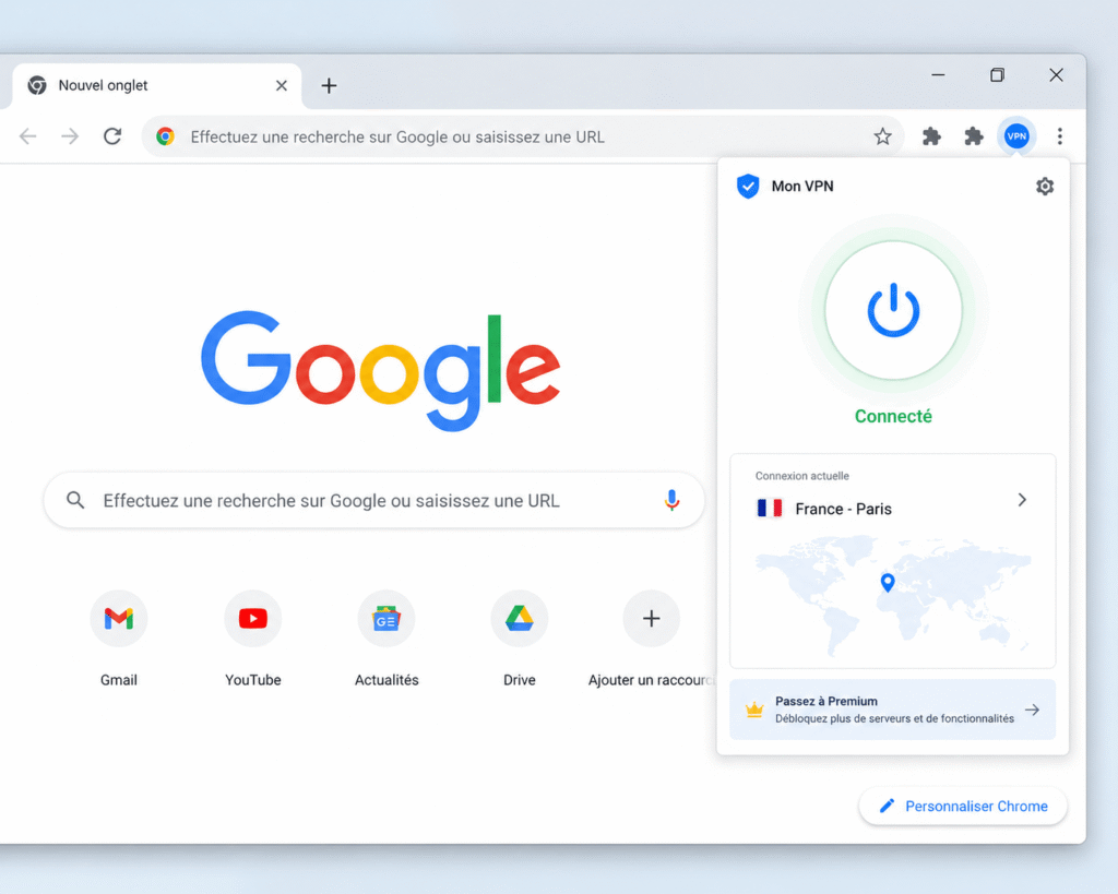 Chrome extension VPN