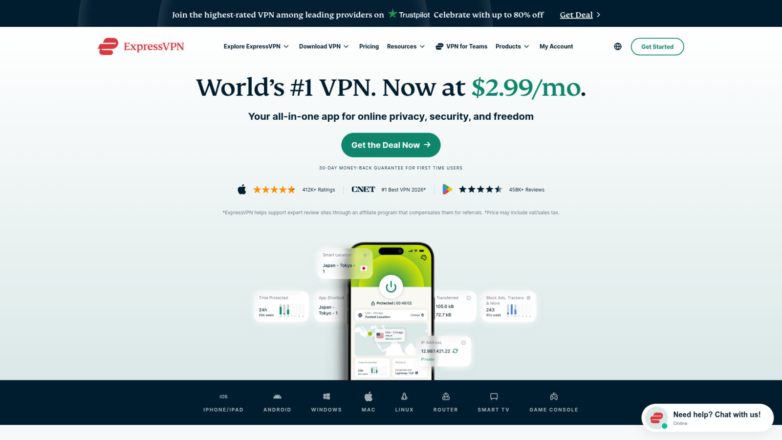 ExpressVPN : le choix des travailleurs nomades internationaux