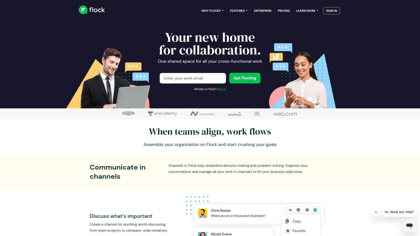 Flock : l'outil polyvalent pour les visioconférences
