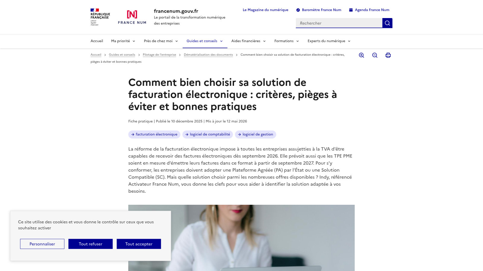 Obligations comptables et réforme de la facturation électronique